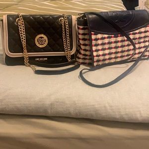 Moschino & Tory Burch messenger bags